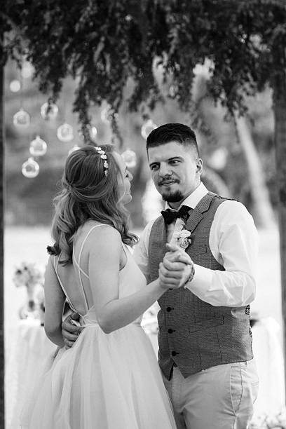 istock the first wedding dance of the bride and groom 2248739345