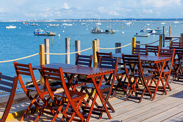 istock restaurant table by the sea and port 2248740870
