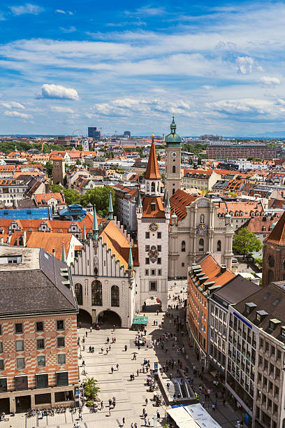istock Munich City Square With Historic Buildings and Crowds 2248742022