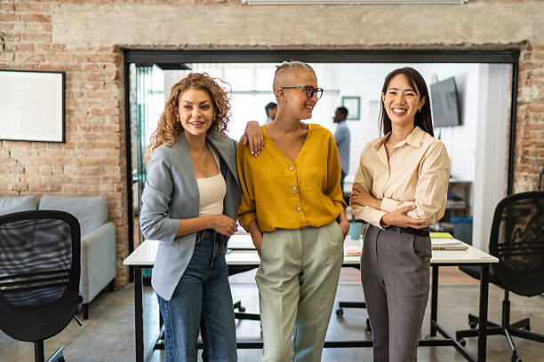 istock Diverse businesswomen team collaborating in a modern office 2248743070