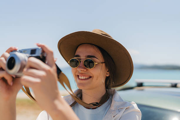 istock Female photographer on a new assignment 2248743108