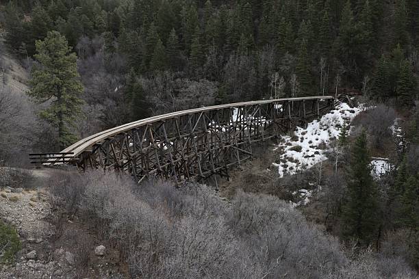 istock Railroad Trestle along 