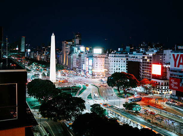 istock Rooftop view of iconic Obelisco in Buenos Aires, Argentina 2248781465