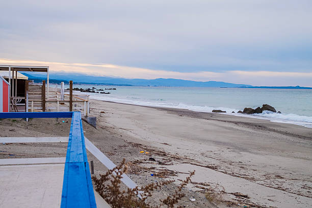 istock Wood construction on a Sicilian beach overlooking the Mediterranean Sea 2248785633