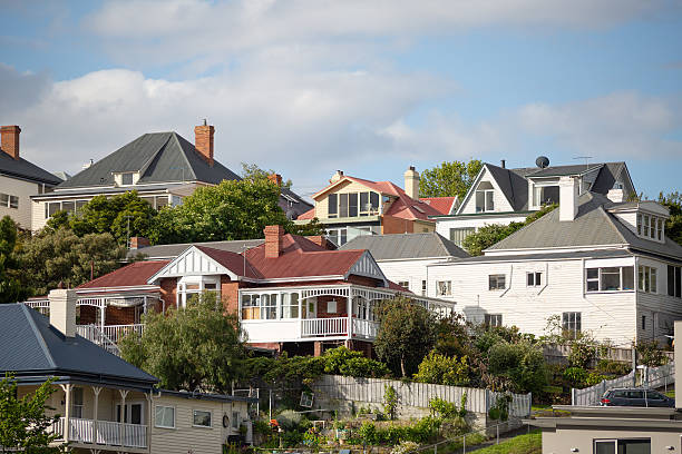 istock Homes and cottages viewed from Sandy Bay towards Battery Point, Tasmania 2248789021