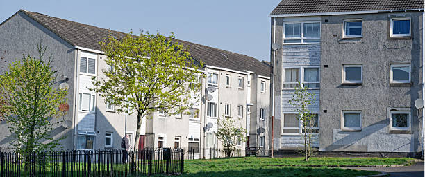 istock Council housing in poor area in Glasgow 2248789964
