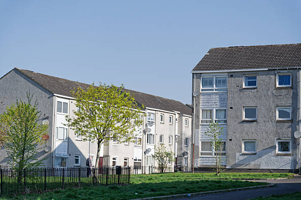 istock Council housing in poor area in Glasgow 2248790189