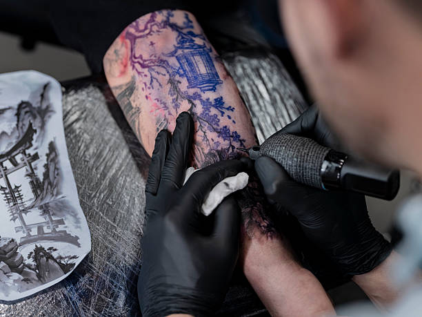 istock Japanese Tattoo Detail Work 2248793000