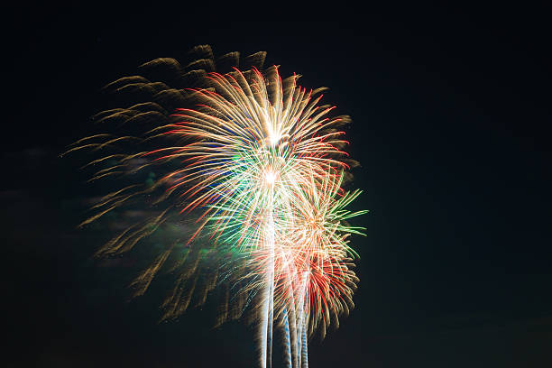 istock Fourth of July fireworks over lake 2248805752