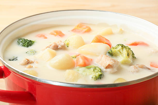 istock Japanese chicken and vegetable stew with bechamel sauce or fresh cream 2248812036