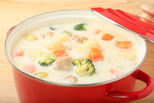 istock Japanese chicken and vegetable stew with bechamel sauce or fresh cream 2248812040