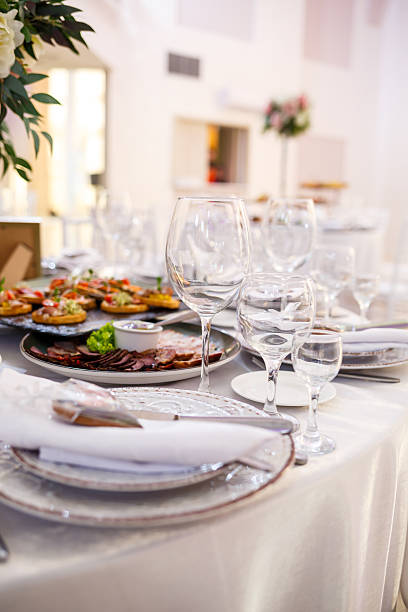 istock Wedding table for newlyweds with beautiful decorations 2248816699