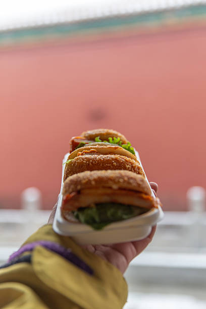 picnic small burger at Forbidden City