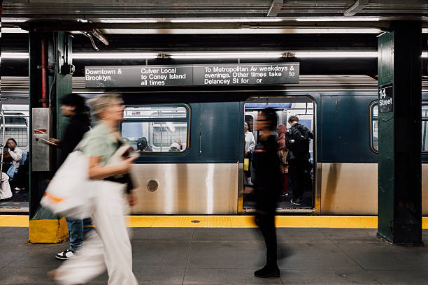 istock Crowded subway in New York City 2248831366