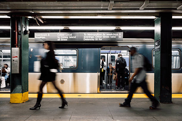 istock Crowded subway in New York City 2248831378