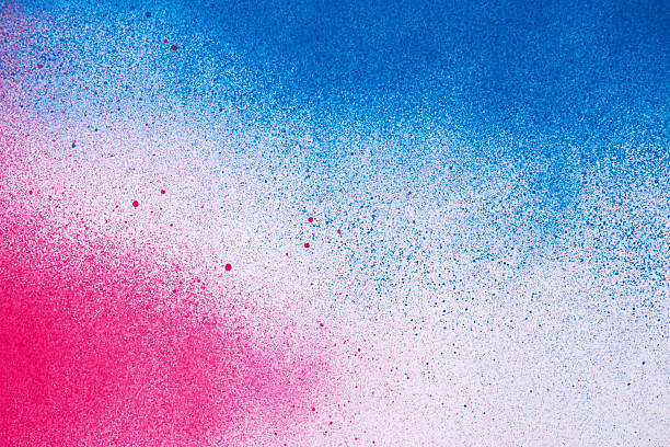 istock Red and blue spray paint background 2248832746