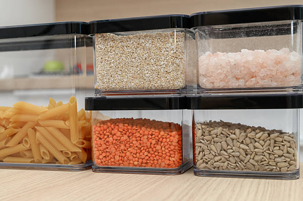 istock Dry, loose culinary products for cooking sealed in airtight plastic containers, 2248834769