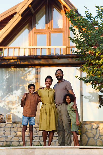 istock Happy black family spending a summer day in the backyard. 2248834814