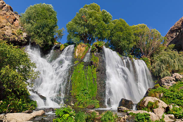 istock View of the Shaki waterfall 2248836222