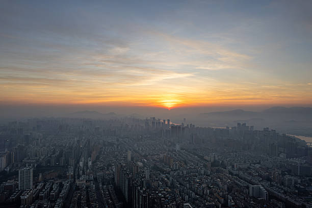istock Urban architecture at sunrise 2248837565