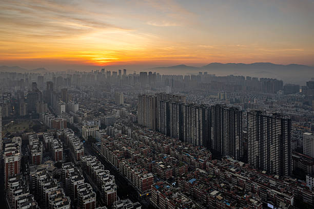 istock Urban architecture at sunrise 2248837574