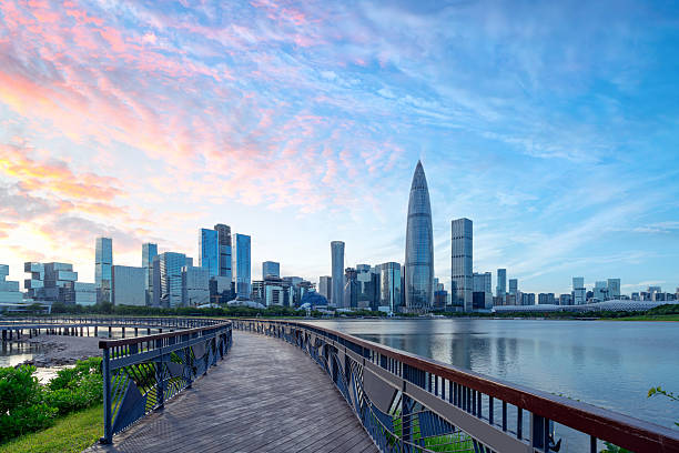 istock Shenzhen city park and skyscrapers 2248841226