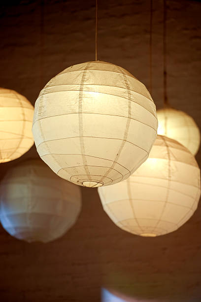 istock Paper lanterns illuminating warm light creating ambiance interior 2248844662