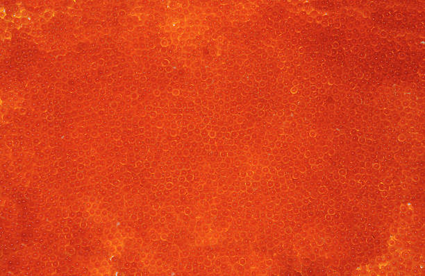 istock Red fish caviar, freshly salted caviar, background 2248849353