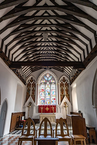 istock Inside the small local church 2248849551