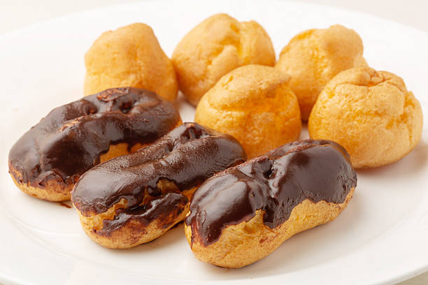 istock Eclairs and cream puffs 2248851422