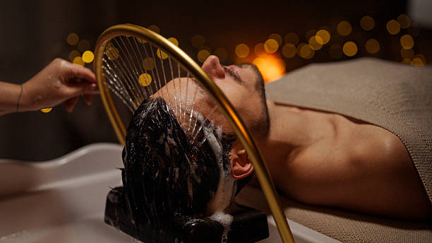 A relaxing treatment for the head and hair.