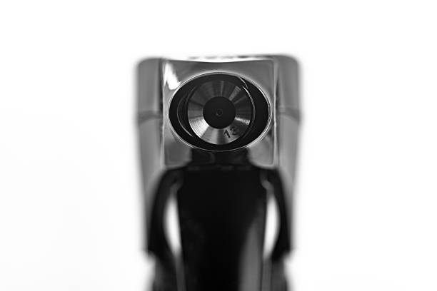 Air pistol with round bullets and a cylinder. Parabellum. Copy