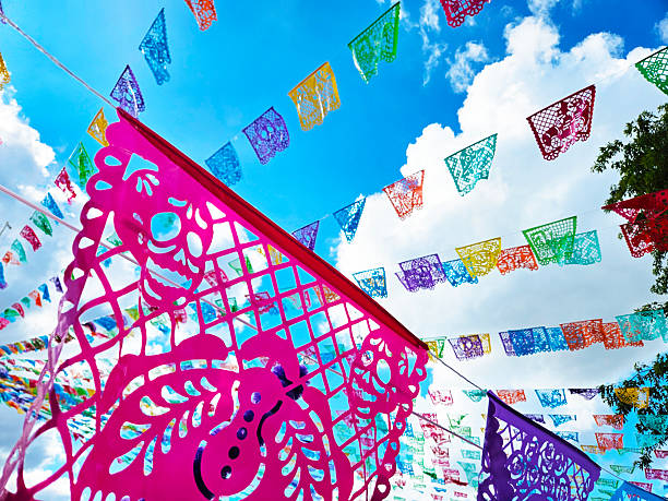istock Papel picados with skull designs 2248858470