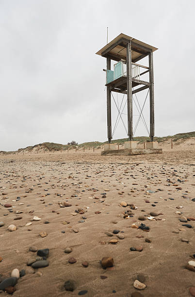 istock Abandoned Coast Guard Hut on the Beach 2248864871