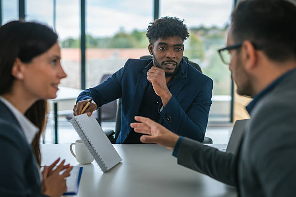 istock Multicultural business team collaborating during an office meeting 2248870621