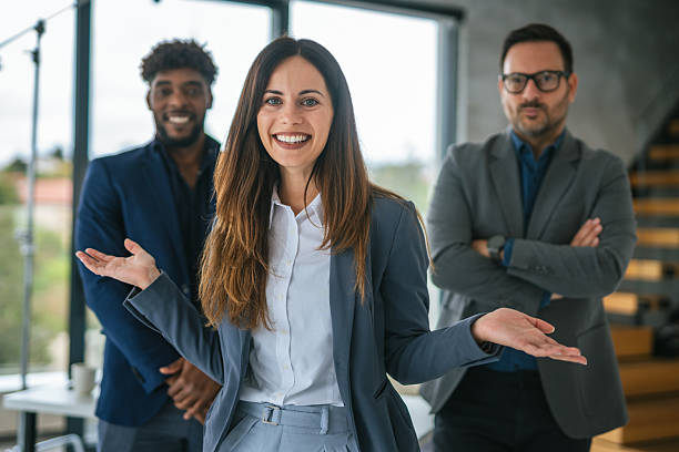 istock Diverse business team smiling with crossed arms in office 2248870758