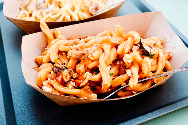 istock Casarecce alla Norma and Spaghetti alla Carbonara 2248871421