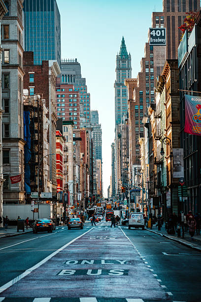 istock Bustling NYC Manhattan Street With Tall Buildings 2248875615