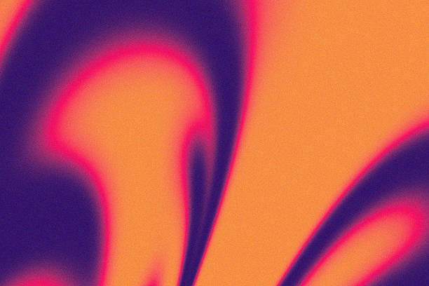 istock Dynamic abstract background with smooth blurred shapes in vibrant orange, purple and pink gradient tones 2248881252