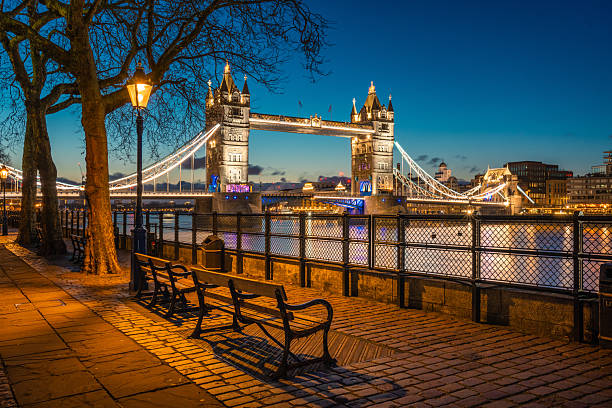istock Tower Bridge at night in London 2248881429