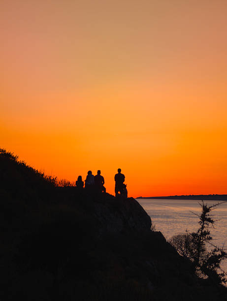 istock A family enjoys a sunset 2248889124