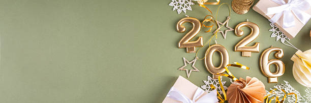 istock New year 2026 celebration greeting card background 2248889620