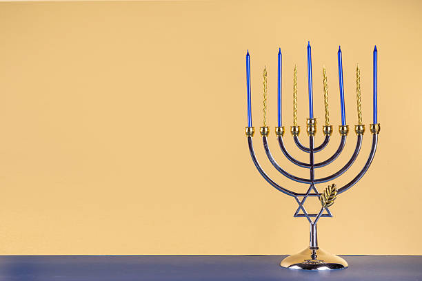 istock Happy Hanukkah greeting card background 2248889694