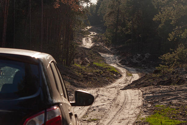 istock Off-road adventure in the woods 2248892928