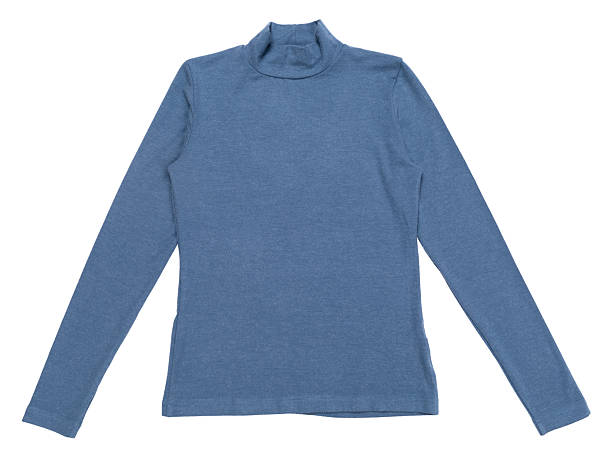 istock A top view of a classic indigo turtleneck, isolated on a white background 2248897424