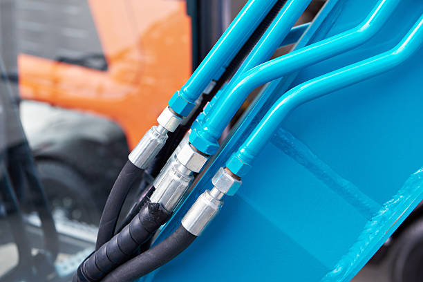 istock Hoses of hydraulic machine 2248899204