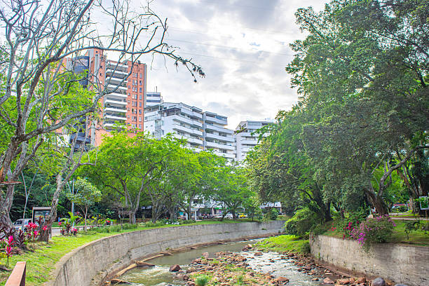 istock Urban Park by the River in Cali 2248907151