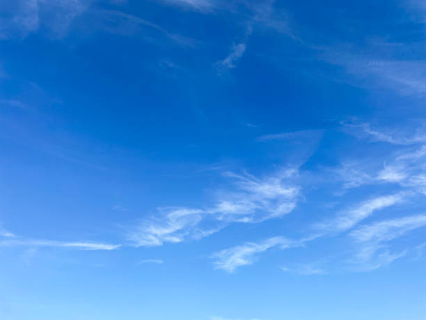 istock The Vast, Clear Expanse of Azure Sky with Scattered White Cloud Textures. 2248908137
