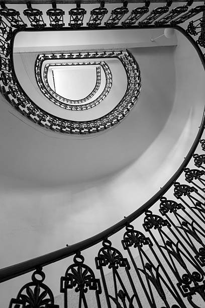 Image of an amazing spiral staircase in Paris
