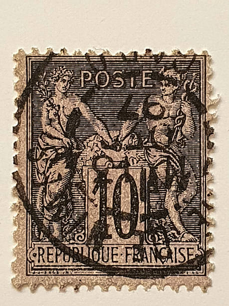 istock France Postage Stamp 1877–1880 Early Issue Fine Used 10 Centimes 2248925031